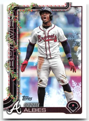 Ozzie Albies 2025 Topps Holiday Braves