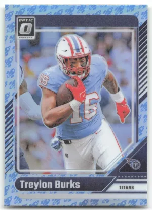 Treylon Burks 2024 Donruss Optic Rocket Tennessee Titans