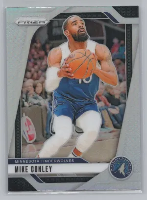 Mike Conley 2024-25 Panini Prizm Prizms Silver Minnesota Timberwolves