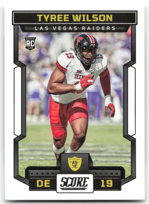 Tyree Wilson Rookie 2023 Score Las Vegas Raiders