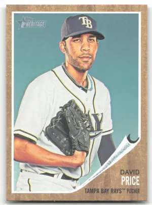 David Price 2011 Topps Heritage Tampa Bay Rays