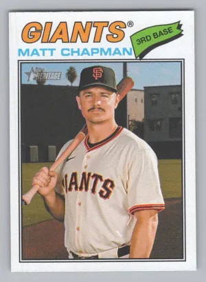 Matt Chapman 2026 Topps Heritage San Francisco Giants
