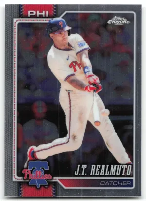 J.T. Realmuto 2026 Topps Chrome Philadelphia Phillies