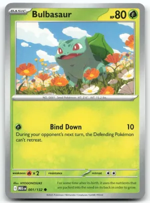 Bulbasaur #001/132 Common | ME01: Mega Evolution | 2025
