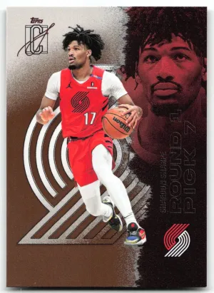 Shaedon Sharpe 2025-26 Topps Signature Class Bronze Portland Trail Blazers