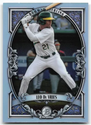 Leo De Vries 2026 Bowman Bowman Sterling Athletics