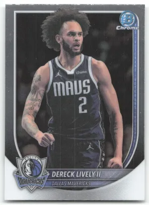 Dereck Lively II 2025-26 Bowman Chrome Dallas Mavericks