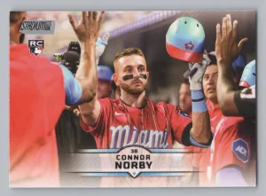 Connor Norby Rookie 2025 Stadium Club Miami Marlins