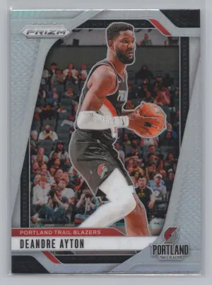 Deandre Ayton 2024-25 Panini Prizm Prizms Silver Portland Trail Blazers