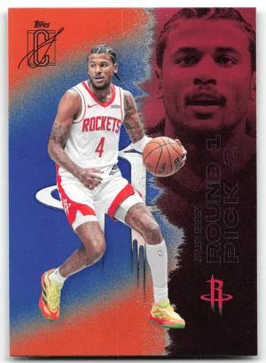 Jalen Green 2025-26 Topps Signature Class Blue & Orange Houston Rockets