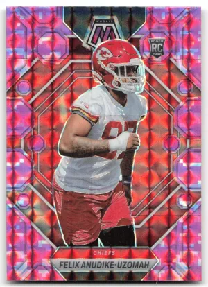 Felix Anudike-Uzomah Rookie 2023 Panini Mosaic Camo Pink Mosaic Chiefs