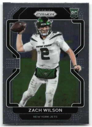 Zach Wilson RC 2021 Panini Prizm Jets