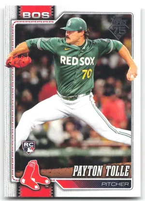 Payton Tolle Rookie 2026 Topps Boston Red Sox