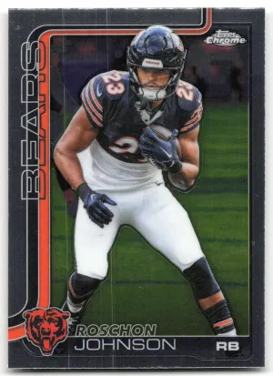 Roschon Johnson 2025 Topps Chrome Chicago Bears