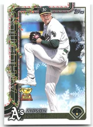 Mason Miller 2025 Topps Holiday Athletics