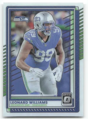 Leonard Williams 2025 Donruss Optic Seattle Seahawks