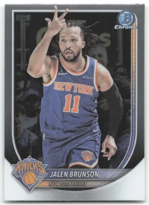 Jalen Brunson 2025-26 Bowman Chrome New York Knicks
