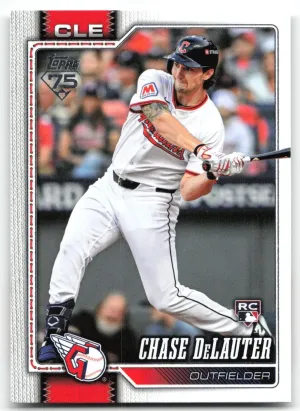 Chase DeLauter Rookie 2026 Topps Cleveland Guardians