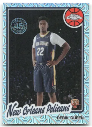 Derik Queen 2025-26 Topps 1980-81 Topps Chrome Mojo Pelicans