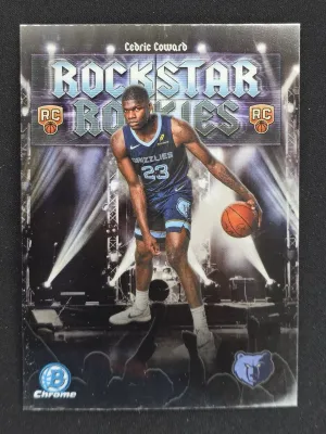 Cedric Coward 2025-26 Bowman Rockstar Rookies Memphis Grizzlies