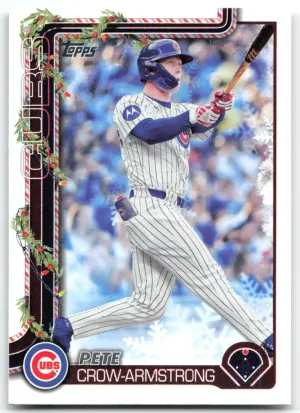 Pete Crow-Armstrong 2025 Topps Holiday Chicago Cubs