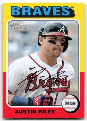Austin Riley 2024 Topps Heritage Braves