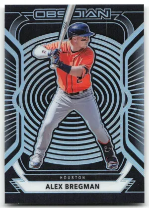 Alex Bregman 2021 Panini Chronicles Obsidian Houston Astros