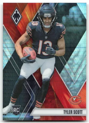 Tyler Scott Rookie 2023 Panini Phoenix Fire Burst #/340 Chicago Bears