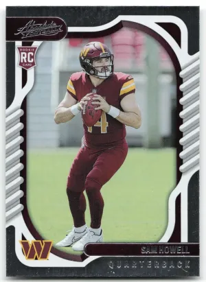 Sam Howell Rookie 2022 Panini Absolute Retail Washington Commanders