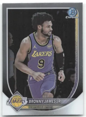 Bronny James Jr. 2025-26 Bowman Chrome Los Angeles Lakers