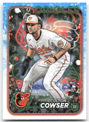 Colton Cowser 2024 Topps Holiday Baltimore Orioles