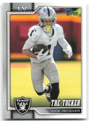 Tre Tucker 2026 Topps Flagship Las Vegas Raiders