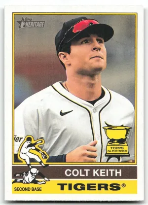 Colt Keith 2025 Topps Heritage Detroit Tigers