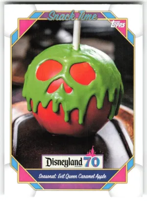 Seasonal: Evil Queen Caramel Apple 2025 Topps Disneyland 70th Anniversary