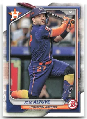 Jose Altuve 2024 Bowman Houston Astros