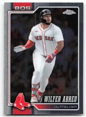 Wilyer Abreu 2026 Topps Chrome Boston Red Sox