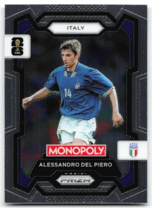 Alessandro Del Piero 2026 Panini Prizm Monopoly FIFA World Cup Italy