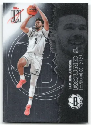 Cameron Johnson 2025-26 Topps Signature Class Chrome Brooklyn Nets