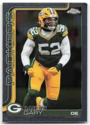 Rashan Gary 2025 Topps Chrome Green Bay Packers