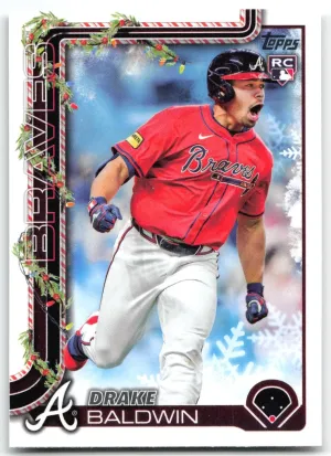 Drake Baldwin Rookie 2025 Topps Holiday Atlanta Braves