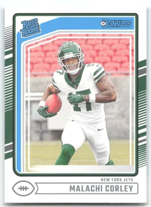 Malachi Corley Rookie 2024 Donruss New York Jets