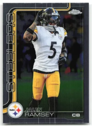 Jalen Ramsey 2025 Topps Chrome Pittsburgh Steelers