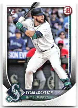 Tyler Locklear Rookie 2025 Bowman Seattle Mariners