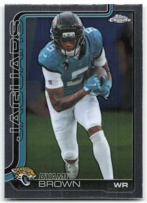 Dyami Brown 2025 Topps Chrome Jacksonville Jaguars