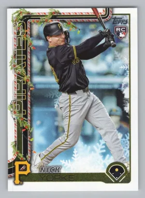 Nick Yorke RC 2025 Topps Holiday Pittsburgh Pirates