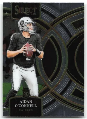 Aidan O'Connell Rookie 2023 Panini Select Las Vegas Raiders