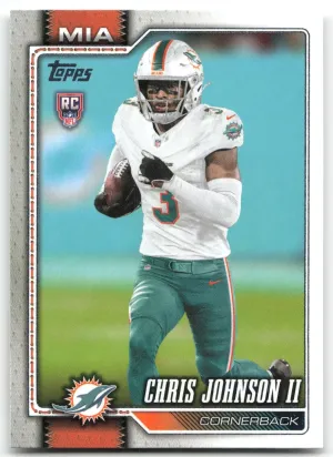 Chris Johnson II RC 2026 Topps Flagship Miami Dolphins