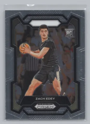 Zach Edey Rookie 2024 Panini Prizm Draft Picks Purdue Boilermakers