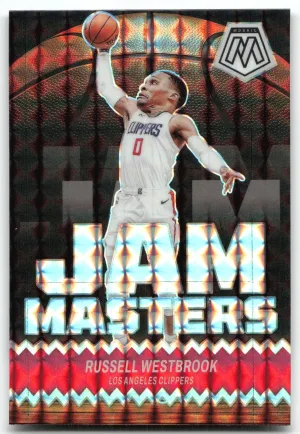 Russell Westbrook 2023-24 Panini Mosaic Jam Masters Mosaic Los Angeles Clippers