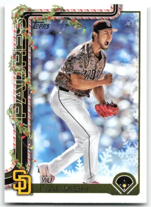 Yu Darvish 2025 Topps Holiday Padres